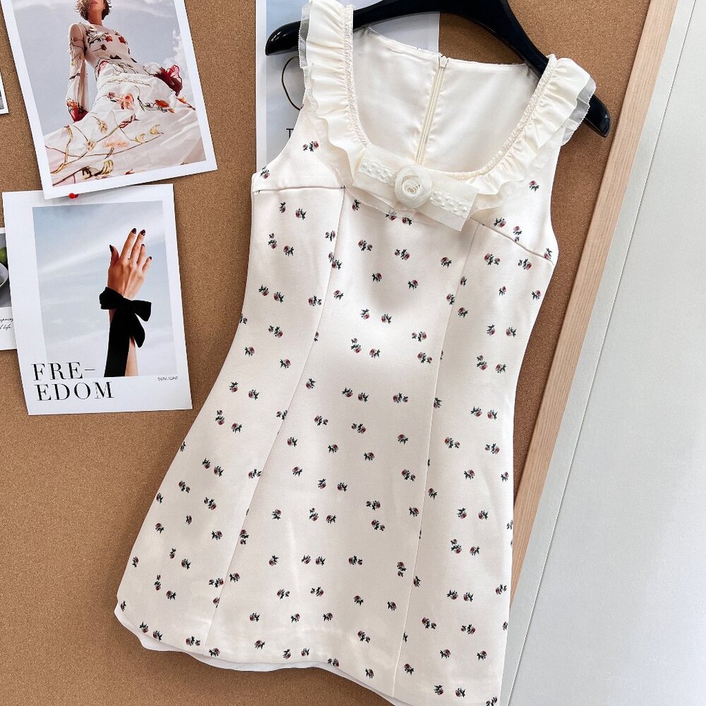 JORYA 2026 New Floral Sleeveless Dress